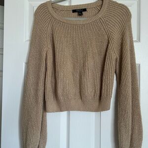 Tan Crew Neck Sweater